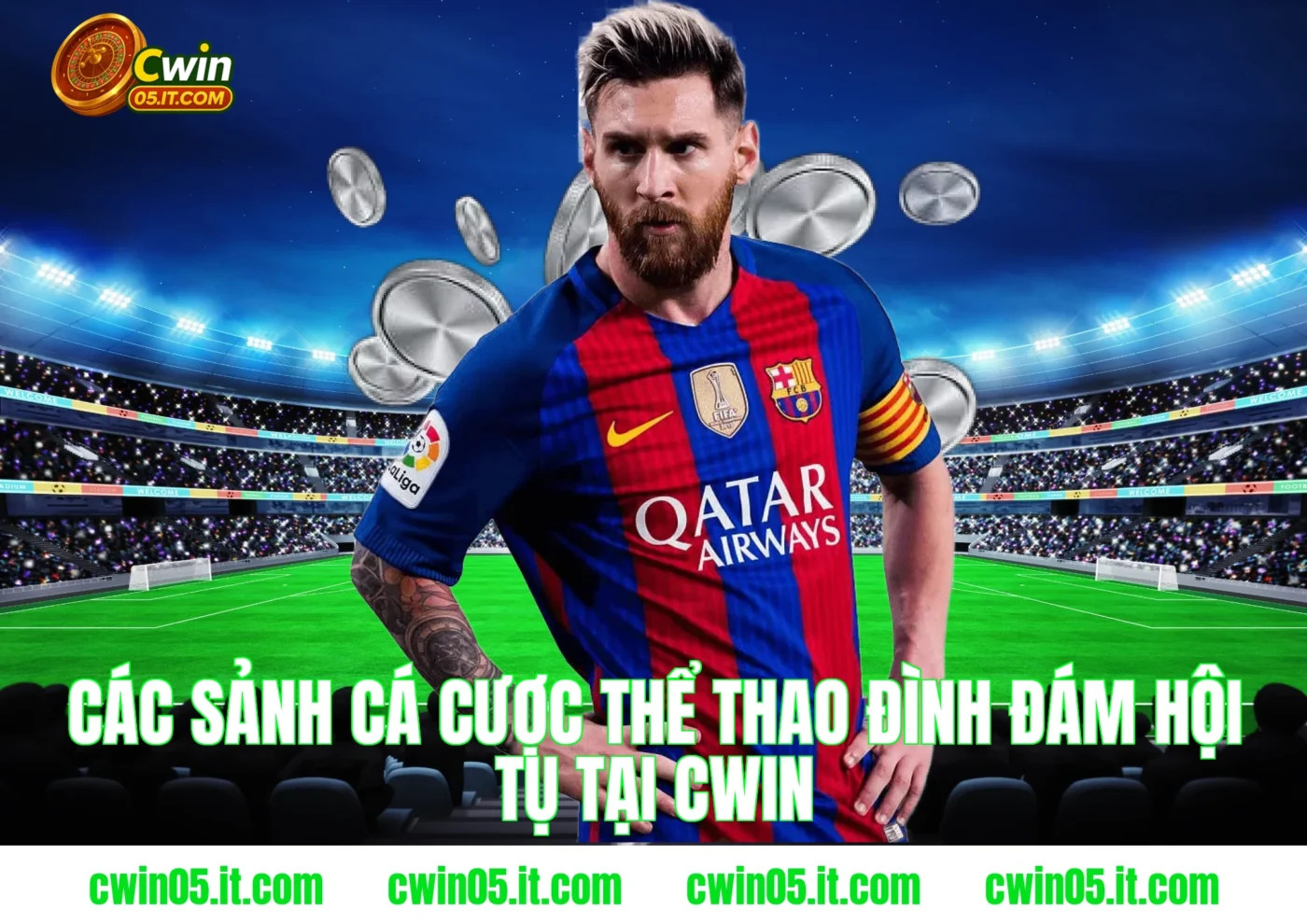 Các sảnh cá cược thể thao đình đám hội tụ tại Cwin