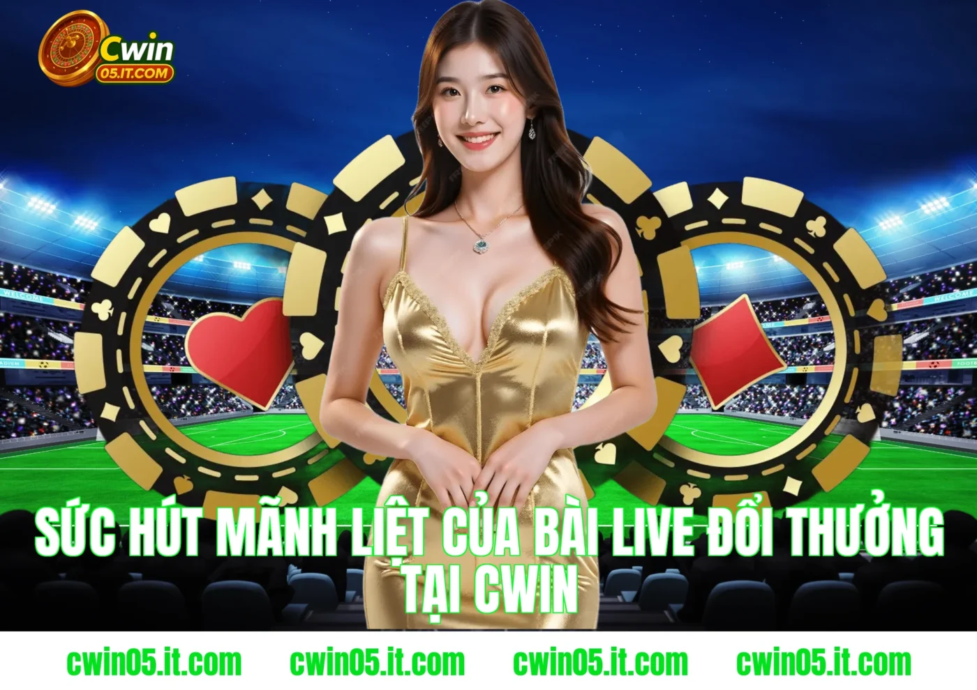 Sức hút mãnh liệt của bài live đổi thưởng tại Cwin
