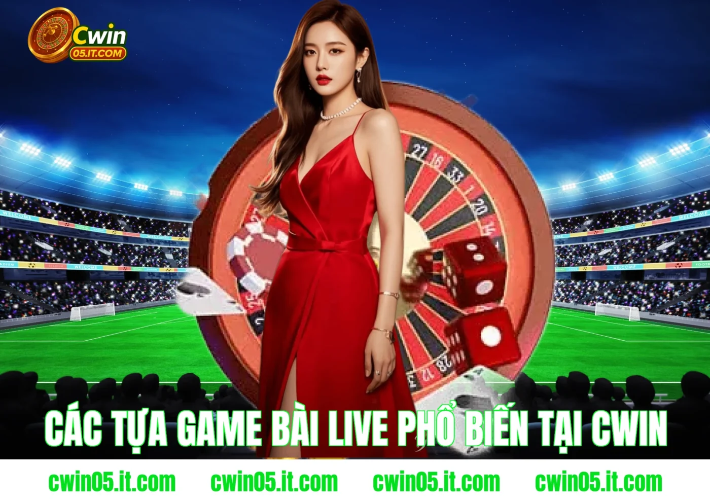 Các tựa game bài live phổ biến tại Cwin