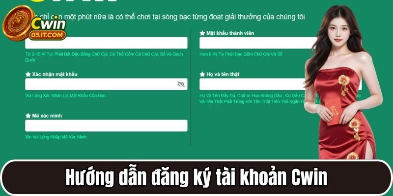 Hướng dẫn đăng ký tài khoản Cwin